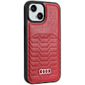 Miniatyrbillede 4 af 8: AUDI SYNTETISK LÆDER TASKE MED MAGSAFE TIL IPHONE 15 PLUS / 14 PLUS - RØD