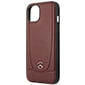 Miniatyrbild 7 av 9: Mercedes MEHCP15SARMRE iPhone 15 6.1 rød/rød hardt deksel Lær Urban Bengale