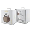 Miniatyrbild 5 av 5: Guess Bluetooth-høyttaler GUWSB2P4SMW Høyttaler mini brun/brun 4G Leather Script-logo med stropp