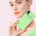 Miniatyrbild 8 av 10: Nillkin CamShield Magnetic Silicone Case iPhone 14 Plus Magnetic MagSafe deksel med kamerabeskyttelse Grønn