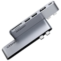 Miniatyrbillede 1 af 6: UGREEN MULTIFUNKTIONEL HUB 2XUSB C - HDMI/2XUSB 3.0/SDTF/USB C PD GRÅ