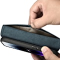Miniatyrbillede 4 af 11: ICARER CASE CASE LÆDERCOVER TIL IPHONE 14 PRO BLUE