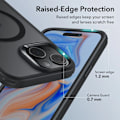 Miniatyrbillede 10 af 11: ESR CLASSIC HYBRID HALOLOCK ETUI MED MAGSAFE TIL IPHONE 15 - MAT SORT