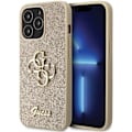 Miniatyrbild 2 av 9: Guess GUHCP13LHG4SGD-deksel til iPhone 13 Pro / 13 - Gull Glitter Script Big 4G