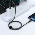 Miniatyrbillede 6 af 6: ACEFAST KABEL LANG STÆRK MFI USB C - LYN 1,2M 30W 3A SORT