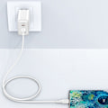Miniatyrbillede 6 af 10: ACEFAST KABEL LANGT STÆRKT USB C - USB C 1,2M 60W (20V/3A) HVID