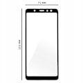 Miniatyrbild 3 av 11: Spacecase 5D Härdat Glas För Samsung Galaxy A7 2018 Fullständig Skydd