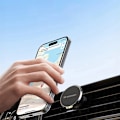 Miniatyrbillede 6 af 9: WOZINSKY TELEFONHOLDER MAGNET TIL BIL LUFTUDLUFTNINGER, SORT