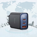 Miniatyrbild 9 av 10: MCDODO FAST TV-LADER IPHONE 2XUSB-C 1XUSB PD 30W LED MÄTARE