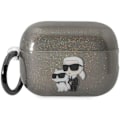 Miniatyrbillede 1 af 4: KARL LAGERFELD GLITTER KARL&CHOUPETTE ETUI TIL AIRPODS PRO 2 - SORT