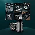Miniatyrbild 11 av 11: Baseus Grain Pro billader 2x USB 4.8 A svart (CCALLP-01)
