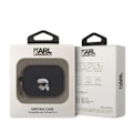 Miniatyrbillede 4 af 4: KARL LAGERFELD SILIKONE KARL HEAD 3D ETUI TIL AIRPODS PRO 2 - SORT