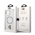 Miniatyrbillede 8 af 8: KARL LAGERFELD IKONISK KARL&CHOUPETTE MAGSAFE ETUI TIL IPHONE 14 PLUS - GENNEMSIGTIG