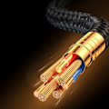 Miniatyrbild 6 av 9: Joyroom vinklet Lightning-kabel - USB for hurtiglading og dataoverføring 2,4A 1,2 m svart (S-UL012A6)
