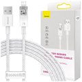 Miniatyrbild 1 av 11: Baseus Explorer-serien USB-kabel - Lightning 2.4A 2 m hvit (CATS010102)
