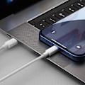 Miniatyrbild 11 av 11: Baseus Simple Wisdom Lightning / USB-C kabel 20W 1,5 m 2 stk - hvit