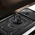 Miniatyrbild 7 av 10: Spacecase Case Fall För Iphone 13 Sc Camring Svart