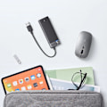 Miniatyrbild 4 av 9: Ugreen CM653 HUB med 4 USB-A-porter og USB-A-strømledning - Svart