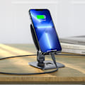 Miniatyrbillede 8 af 10: ACEFAST FOLDBART STATIV / BORDETTELEFONHOLDER GRÅ