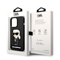 Miniatyrbild 9 av 9: Karl Lagerfeld KLHCP14XSNIKBCK iPhone 14 Pro Max 6.7 hardt deksel svart/svart Silikon Ikonik