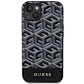 Miniatyrbild 4 av 9: Guess GUHMP14MHGCFSEK-deksel til iPhone 14 Plus 6.7 - svart GCube Stripes MagSafe