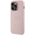 Miniatyrbild 3 av 9: Guess GUHMP13LPSAHMCP-deksel til iPhone 13 Pro / 13 - rosa Saffiano MagSafe