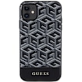 Miniatyrbild 4 av 9: Guess G Cube Stripes MagSafe GUHMN61HGCFSEK-deksel til iPhone 11 / Xr svart