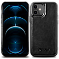 Miniatyrbillede 1 af 8: ICARER CASE CASE LÆDERCOVER TIL IPHONE 12 MINI SORT
