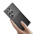 Miniatyrbillede 4 af 11: THUNDER CASE PANSRET ETUI TIL SAMSUNG GALAXY S24 ULTRA - SORT