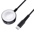 Miniatyrbillede 4 af 9: CHOETECH 5W TRÅDLØS OPLADER TIL APPLE WATCH + USB-C KABEL SORT