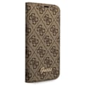 Miniatyrbild 6 av 8: Gjett GUBKP14SHG4SHW iPhone 14 6.1 brun/brun bok 4G vintage gulllogo