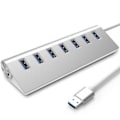 Miniatyrbild 1 av 8: USB HUB SPLITTER PORT SPLITTER AKTIV STRÖM SNABB 7X USB 3.0