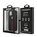 Miniatyrbillede 8 af 8: FERRARI OFF TRACK LÆDER NYLON STRIPE COVER TIL IPHONE 12 PRO MAX - SORT