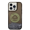 Miniatyrbillede 4 af 9: KARL LAGERFELD LIQUID GLITTER RSG ETUI TIL IPHONE 14 PRO - SORT