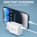 Miniatyrbild 9 av 11: Wozinsky WGWCCW 20W USB-C vegglader - hvit