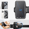Miniatyrbillede 10 af 10: SPIGEN A703 SPORTSARMBÅND 6,9'' - SORT
