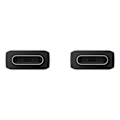 Miniatyrbillede 2 af 3: SAMSUNG EP-DX310JBEGEU USB-C - USB-C 3A 480MB/S KABEL 1,8M - SORT
