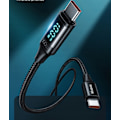 Miniatyrbild 7 av 10: MCDODO CABLE MED DISPLAY USB-C SNABBLADDING USB TYPE C 5A 100W 1M