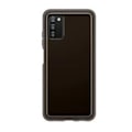 Miniatyrbild 1 av 5: Fodral Samsung EF-QA038TB A03s A038 Soft Clear Cover svart/svart