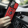 Miniatyrbild 4 av 10: Spacecase Fodral För Iphone 13 Mini Sc Camring Röd
