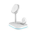 Miniatyrbillede 3 af 7: TECH-PROTECT QI15W-A27 3I1 MAGNETISK MAGSAFE TRÅDLØS OPLADER HVID