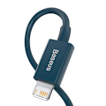 Miniatyrbild 5 av 11: Baseus Superior kabel USB - Lightning 2,4A 1 m blå (CALYS-A03)