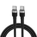 Wozinsky WNBCC2 USB-C / USB-C PD 65W kabel 2 m - svart