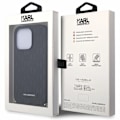 Miniatyrbillede 7 af 7: KARL LAGERFELD SAFFIANO MONOGRAM CHAIN ETUI TIL IPHONE 14 PRO - SORT