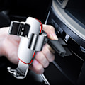 Miniatyrbild 9 av 11: Baseus Metal Age Gravity Car Mount metall bil gravity mount for CD-spor sølv (SUYL-J0S)