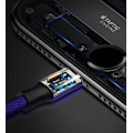 Miniatyrbild 11 av 11: Baseus Yiven stoffflettekabel USB / Lightning 1,8M svart (CALYW-A01)