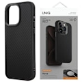 Miniatyrbild 1 av 9: UNIQ-deksel Keva iPhone 15 Pro Max 6.7 Magclick Oppladbar svart/kullsvart