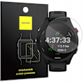 Miniatyrbild 1 av 7: Rymdfodral Härdat Glas 2.5D För Garmin Forerunner 255 41Mm Skydd