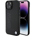 Miniatyrbillede 1 af 8: BMW MAGSAFE LÆDER HOT STAMP ETUI TIL IPHONE 15 PLUS - SORT