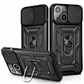 Miniatyrbild 2 av 10: Spacecase Case Fall För Iphone 13 Sc Camring Svart